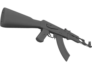 AK-47 3D Model preview