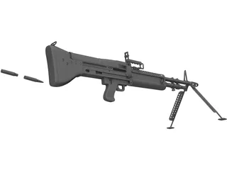 M60 3D Model preview