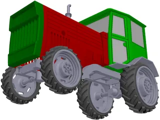 Tractor 3D Model preview
