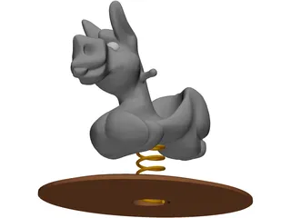 Children Playground Toy 3D Model preview