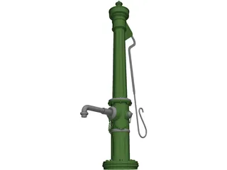 Water Pump 3D Model preview