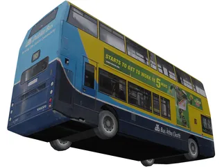 Dublin Bus 3D Model preview