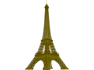 Eiffel Tower 3D Model preview