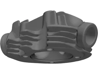 Head Brough Superior 680 Engine 3D Model preview