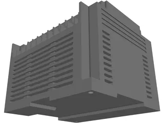 Mitsubishi PLC 3D Model preview