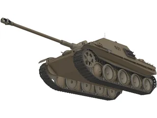 Jagdpanzer 3D Model preview