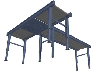 Conveyor Belt 3D Model preview
