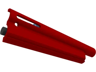 Spyder Paintball Gun Guts 3D Model preview
