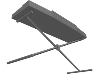 Keyboard Electric 3D Model preview