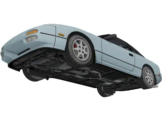 Nissan 240SX 3D Model preview