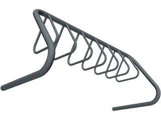 Bike Rack 3D Model preview