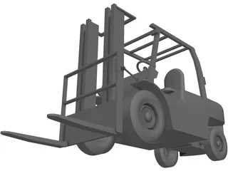 Forklift 54in 3D Model preview