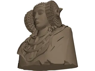 Maya Head 3D Model preview