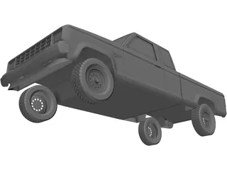 Ford Ranger LTX (1998) 3D Model preview