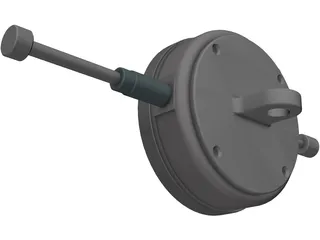 Plunger Dial Indicator 3D Model preview