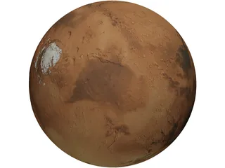 Planet Mars 3D Model preview