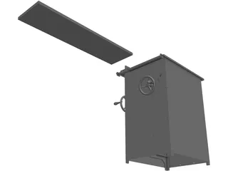 Circular Saw Table 3D Model preview