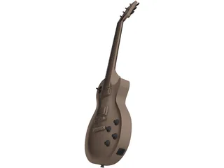 Gibson Les Paul Electric Guitar 3D Model preview