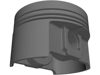 BMW S54 Engine Piston 3D Model preview