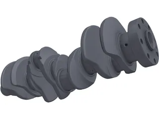 Crankshaft 3D Model preview