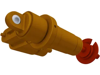 Shock Absorber PA-7800 3D Model preview