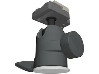 Manfrotto 488RC2 Ball Head 3D Model preview