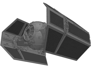 Star Wars Tie Fighter 3D Model preview
