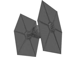 Star Wars Tie Fighter 3D Model preview