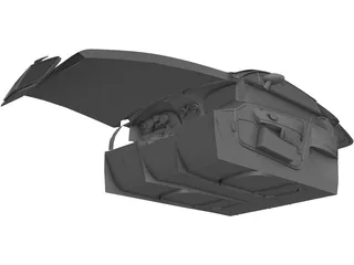 Interior Bentley Continental GT (2004) 3D Model preview