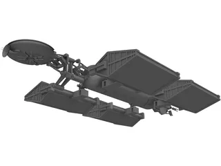 Babylon 5 Earth Alliance Freighter (Cargo) 3D Model preview