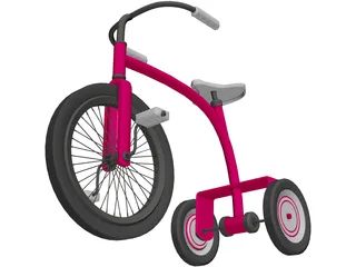 Tricycle 3D Model preview