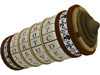 Cryptex 3D Model preview