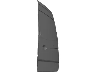 Mercedes-Benz Sprinter Rear Door 3D Model preview