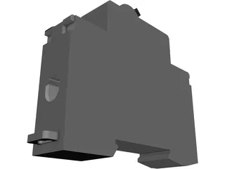 Merlin Gerin C16-1P 24403 3D Model preview