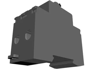 Merlin Gerin C40-2P 24341 3D Model preview