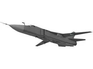 Sukhoi Su-24M Fencer 3D Model preview