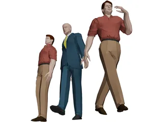 People Collection 3D Model preview