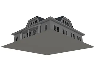 House Amsterdam Holland 3D Model preview