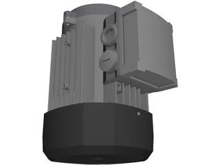 Motor GR63 0.12 0.25KW B14 3D Model preview