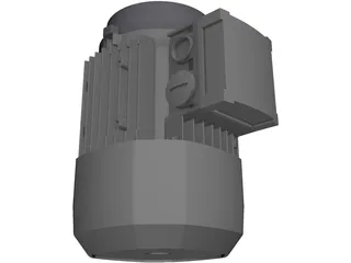 MOTOR GR71 0.33 0.5CV B14 3D Model preview