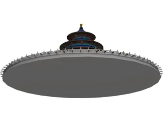 Temple of Heaven 3D Model preview