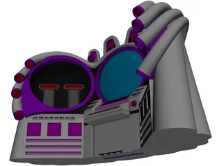 Synergy Supercomputer from Jem 3D Model preview