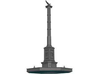 Eagle Monument 3D Model preview