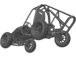 Buggy Dunes 3D Model preview