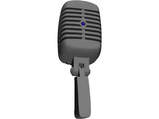 Microphone 3D Model preview