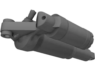 Shock Fox Racing Shox DHX 5 Air 3D Model preview