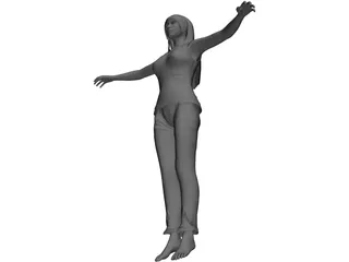 Female 3D Model preview
