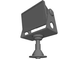 Halogen Floodlight 3D Model preview
