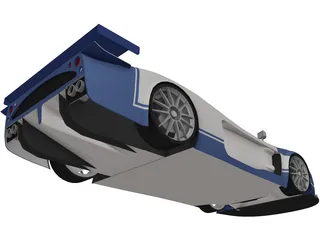 Maserati MC12 3D Model preview