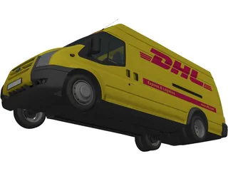 Ford Transit Jumbo 3D Model preview